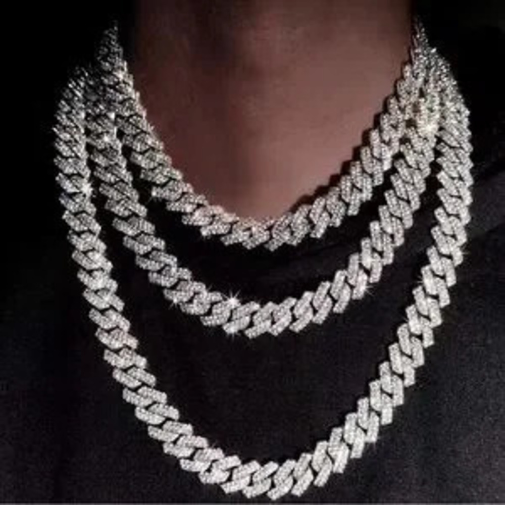 Miami Cuban iced out Necklace 16